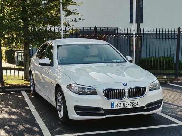 BMW 5-Series Saloon, Diesel, 2014, White