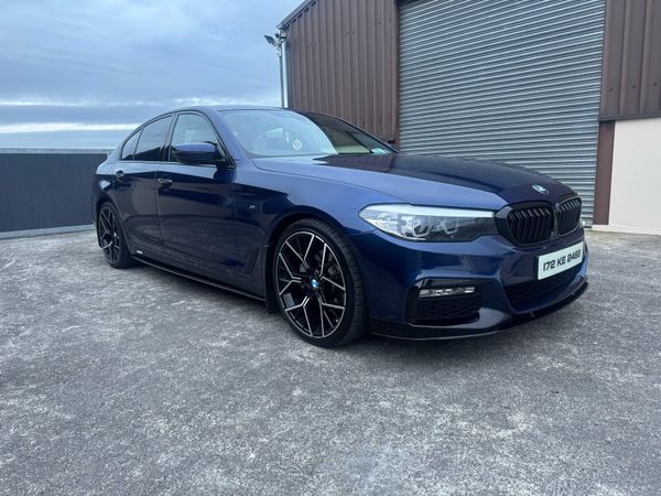 BMW 5-Series Saloon, Diesel, 2017, Blue