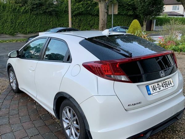 Honda Civic Hatchback, Petrol, 2014, White