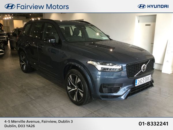 Volvo XC90 SUV, Petrol Plug-in Hybrid, 2024, Blue