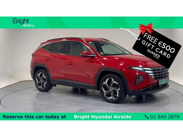 Hyundai Tucson MPV, Petrol Hybrid, 2022, Red