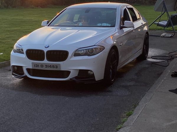 BMW 5-Series Saloon, Diesel, 2013, White