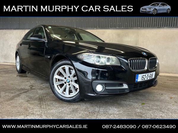BMW 5-Series Saloon, Diesel, 2015, Black