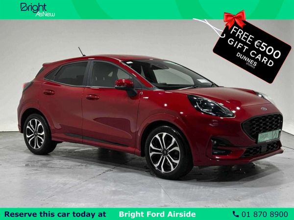 Ford Puma MPV, Petrol Hybrid, 2023, Red