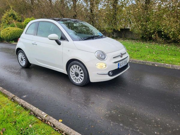 Fiat 500 Hatchback, Petrol, 2016, White