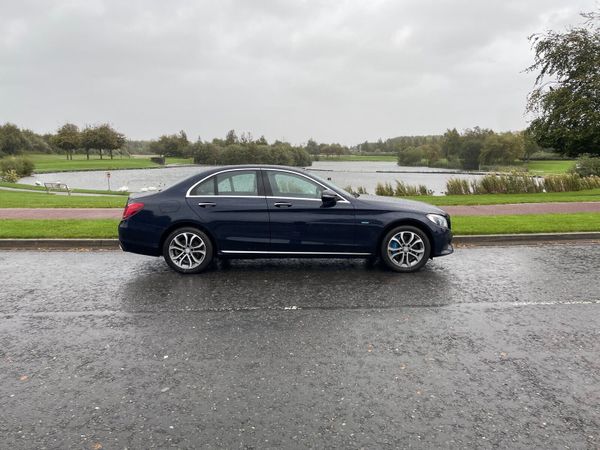 Mercedes-Benz C-Class Saloon, Petrol Plug-in Hybrid, 2017, Blue