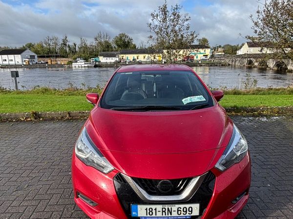 Nissan Micra Hatchback, Petrol, 2018, Red