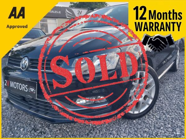 Volkswagen Polo Hatchback, Petrol, 2015, Black