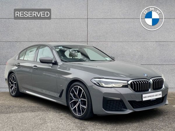 BMW 5-Series Saloon, Diesel Hybrid, 2022, Grey