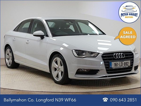 Audi A3 Saloon, Diesel, 2016, White