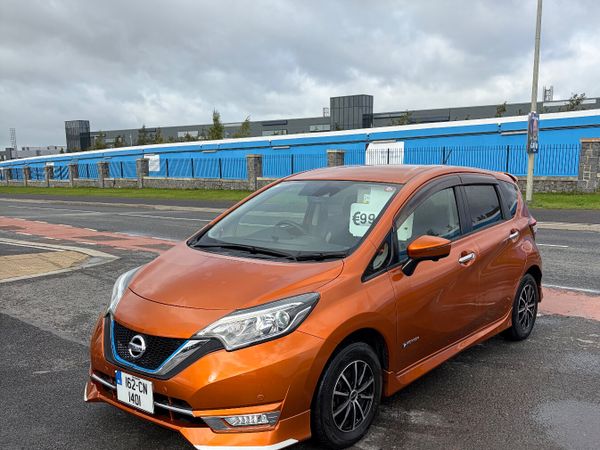Nissan Note Hatchback, Petrol Hybrid, 2016, Orange