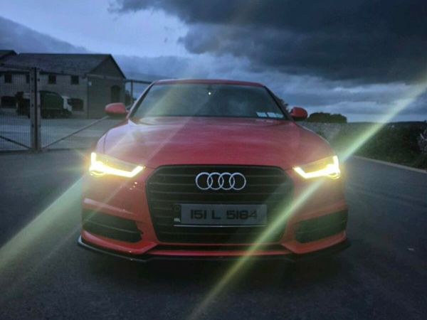 Audi A6 Saloon, Diesel, 2015, Red