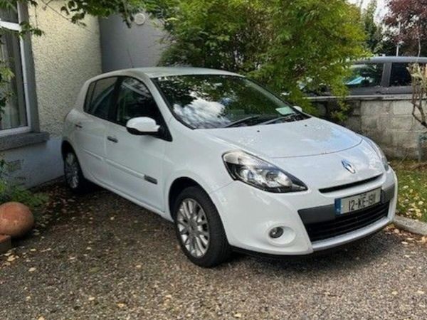 Renault Clio Hatchback, Ethanol Petrol, 2012, White
