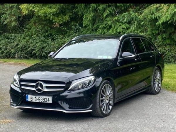 Mercedes-Benz C-Class Estate, Diesel Hybrid, 2015, Black