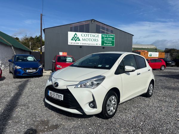 Toyota Vitz Hatchback, Petrol, 2019, White