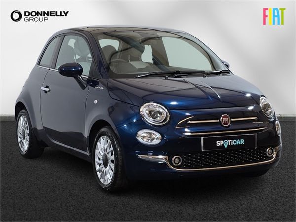 Fiat 500 Hatchback, Petrol, 2023, Blue
