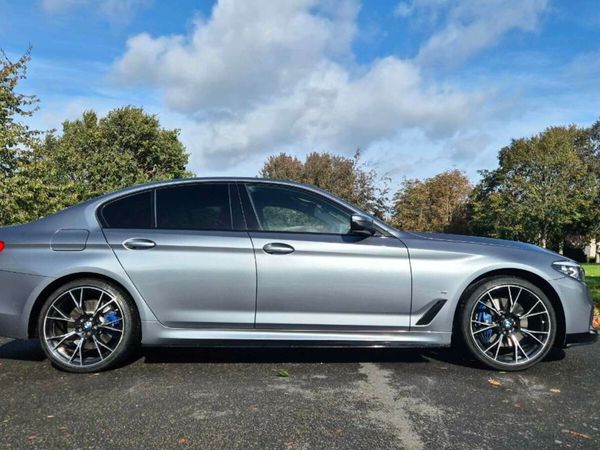 BMW 5-Series Saloon, Petrol Plug-in Hybrid, 2019, Grey