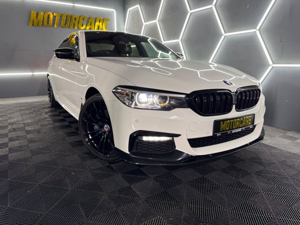 BMW 5-Series Saloon, Petrol Plug-in Hybrid, 2017, White