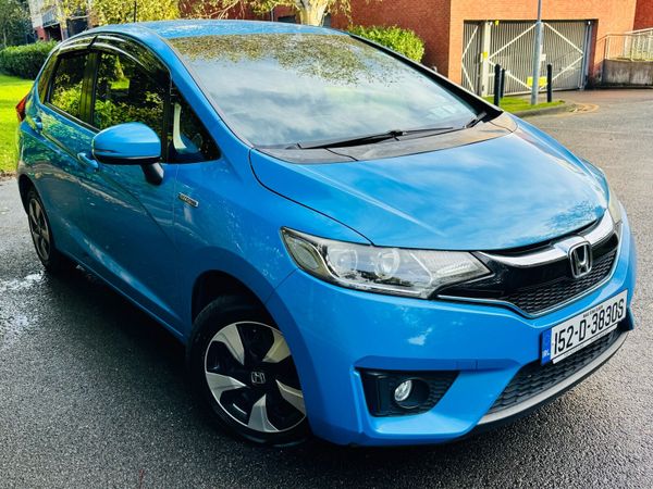 Honda Fit Hatchback, Petrol Hybrid, 2015, Blue