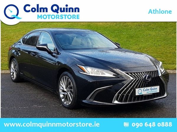 Lexus ES Saloon, Petrol Hybrid, 2022, Black