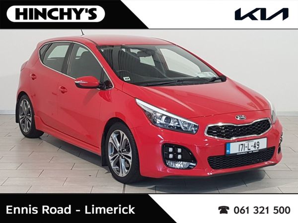 Kia Ceed Hatchback, Petrol, 2017, Red