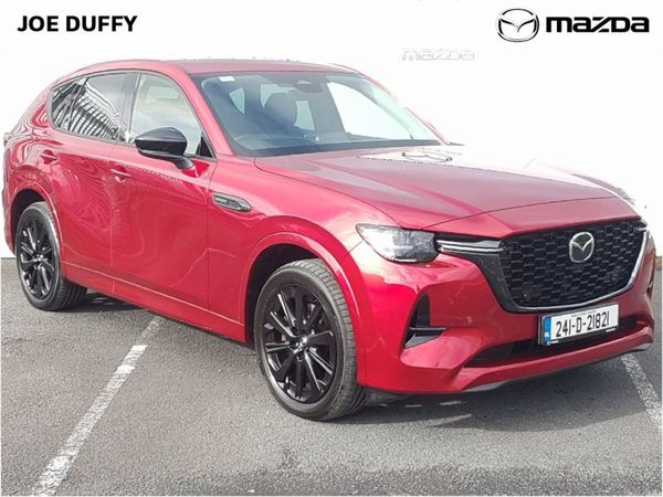 Mazda CX-60 SUV, Petrol Plug-in Hybrid, 2024, Red