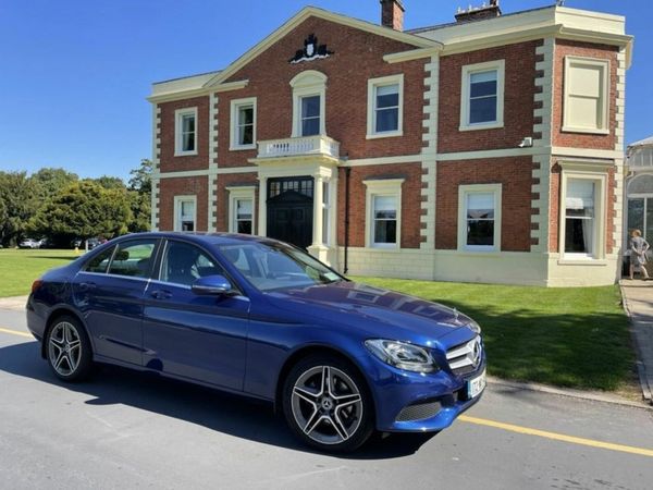 Mercedes-Benz C-Class Saloon, Petrol, 2017, Blue