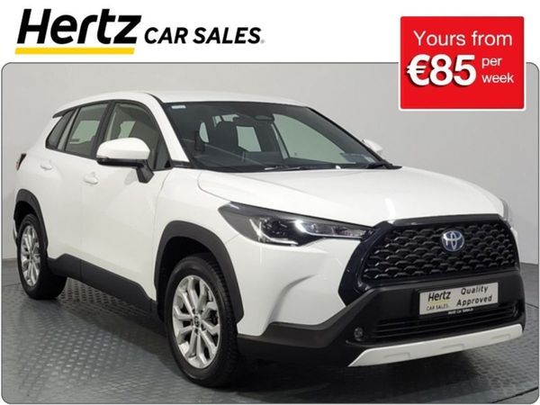 Toyota Corolla Cross Hatchback, Petrol Hybrid, 2023, White