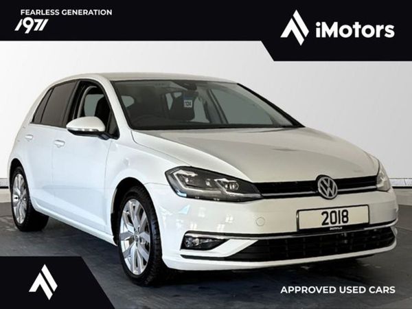 Volkswagen Golf Hatchback, Petrol, 2018, White