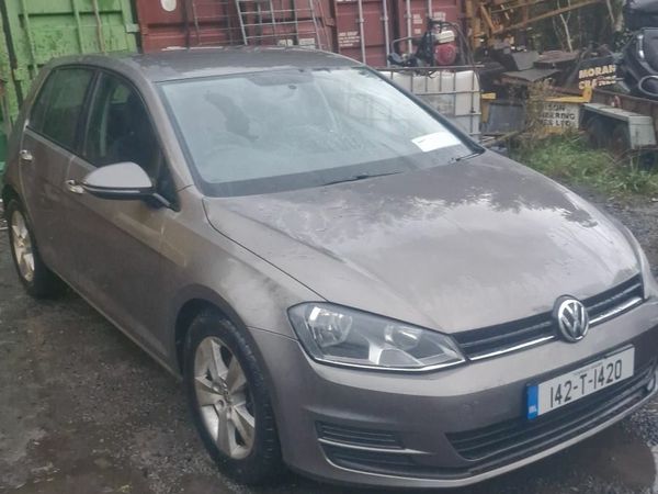 Volkswagen Golf Hatchback, Diesel, 2014, Grey