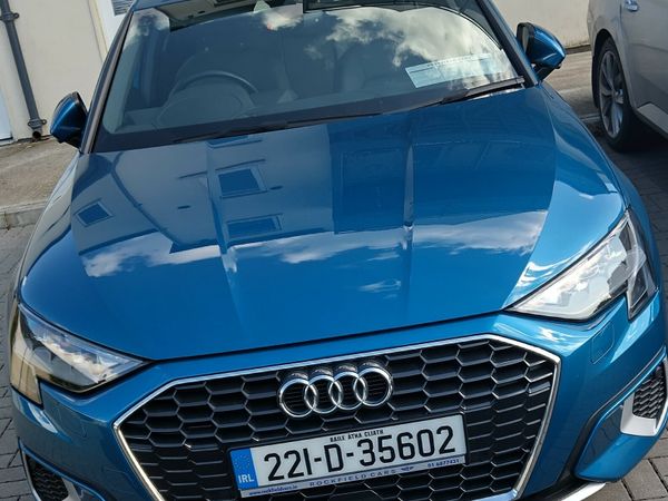 Audi A3 Hatchback, Petrol Plug-in Hybrid, 2022, Blue