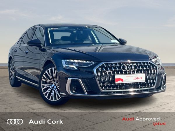 Audi A8 Saloon, Petrol Plug-in Hybrid, 2022, Blue