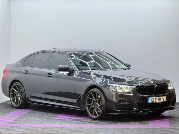 BMW 5-Series Saloon, Petrol Plug-in Hybrid, 2019, Grey