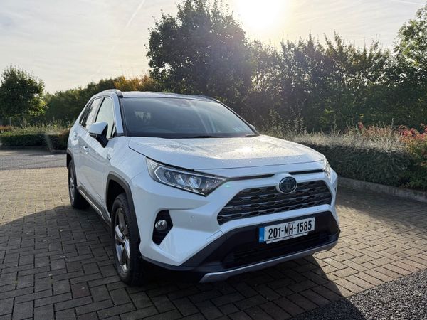 Toyota RAV4 SUV, Petrol Hybrid, 2020, White