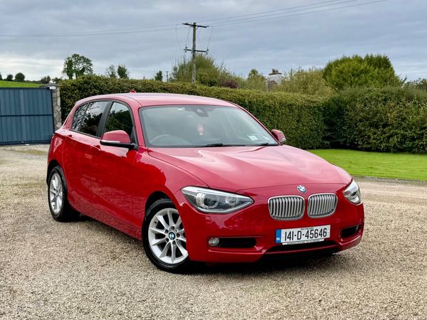 BMW 1-Series Hatchback, Petrol, 2014, Red