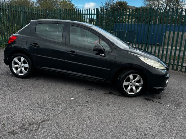 Peugeot 207 Hatchback, Petrol, 2007, Black