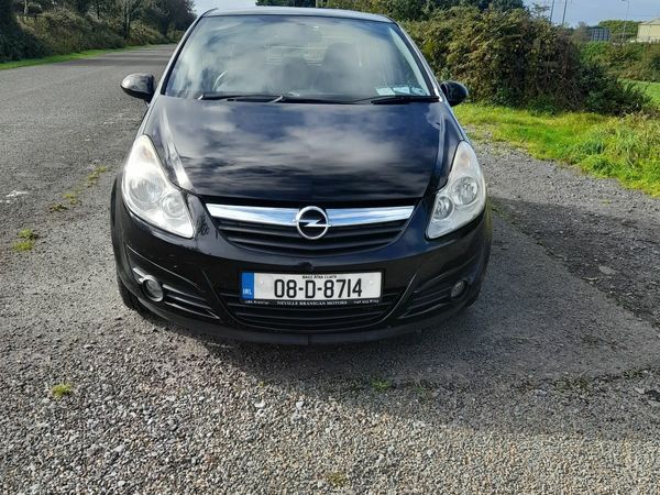 Opel Corsa Hatchback, Petrol, 2008, Black
