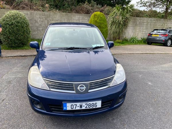 Nissan Tiida Saloon, Petrol, 2007, Blue