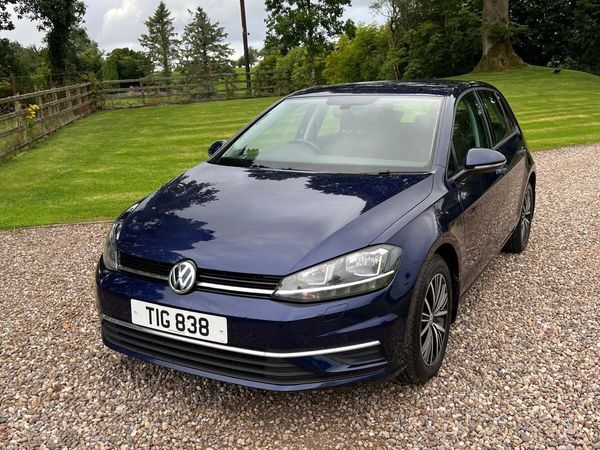 Volkswagen Golf Hatchback, Diesel, 2017, Blue