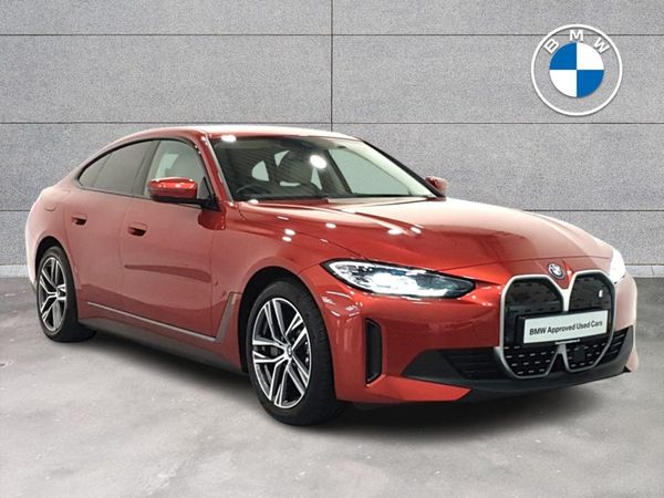 BMW i4 Hatchback, Electric, 2022, Orange