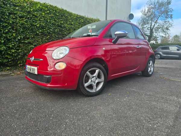 Fiat 500 Hatchback, Petrol, 2010, Red