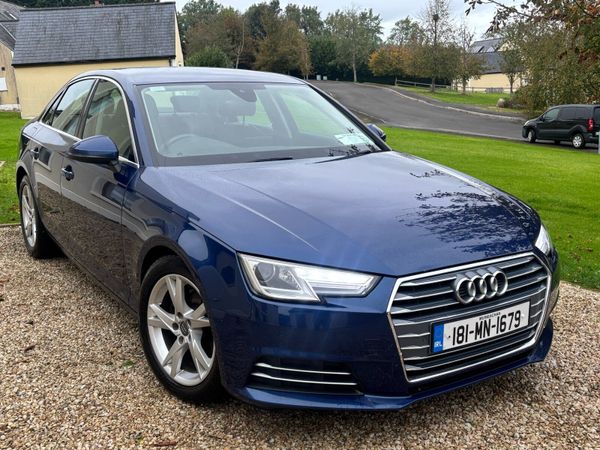 Audi A4 Saloon, Diesel, 2018, Blue