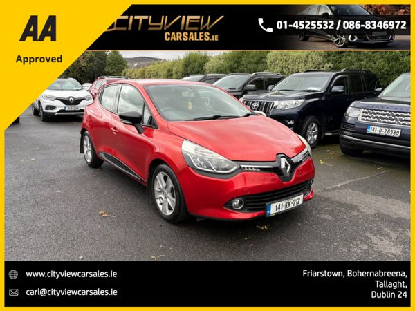 Renault Clio Hatchback, Petrol, 2014, Red