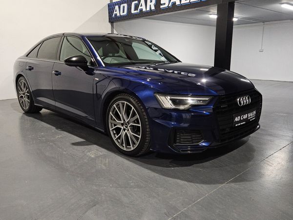 Audi A6 Saloon, Diesel Hybrid, 2021, Blue