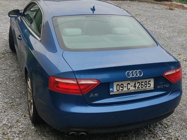 Audi A5 Coupe, Diesel, 2009, Blue