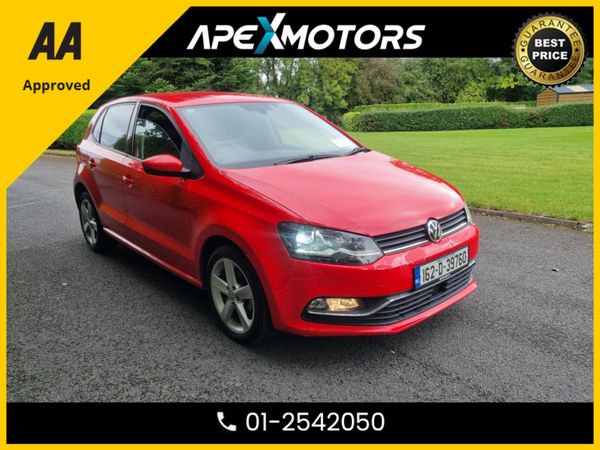 Volkswagen Polo Hatchback, Petrol, 2016, Red