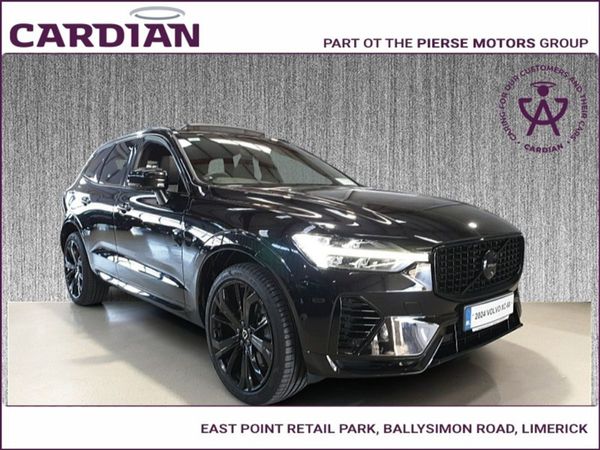 Volvo XC60 SUV, Petrol Hybrid, 2024, Black
