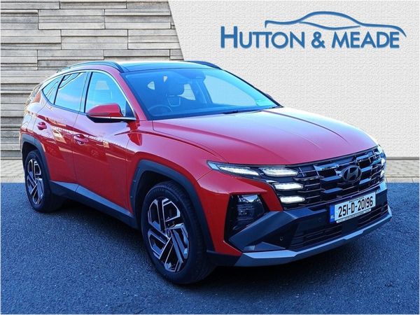 Hyundai Tucson SUV, Petrol Plug-in Hybrid, 2025, Red
