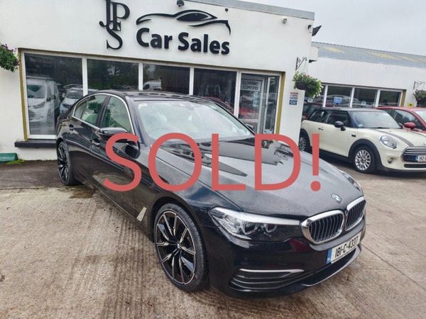 BMW 5-Series Saloon, Diesel, 2018, Black
