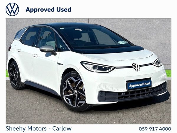 Volkswagen ID.3 Hatchback, Electric, 2021, White